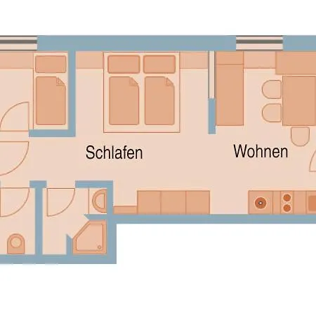 Apartmán Edelweiss 101 - Typ B Fontanella